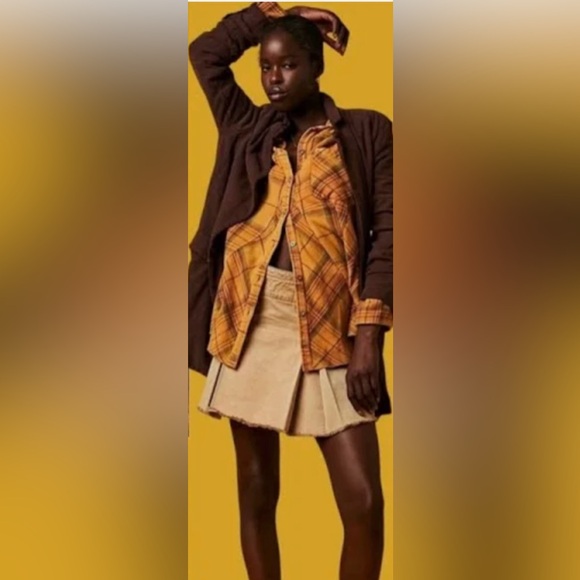 We The Free Kalli Plaid Swing Flannel - Picture 9 of 9